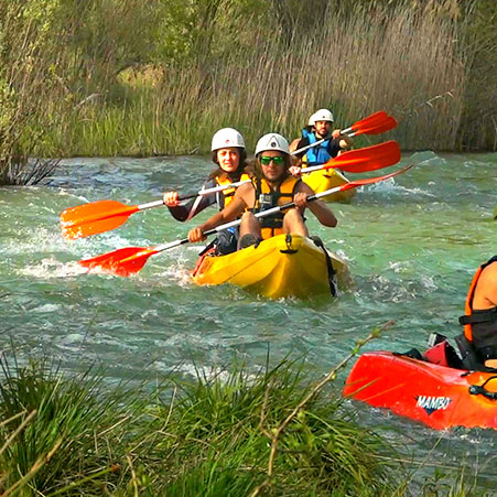 Uña Aventura | Piragüismo | Piraguas en la Toba
