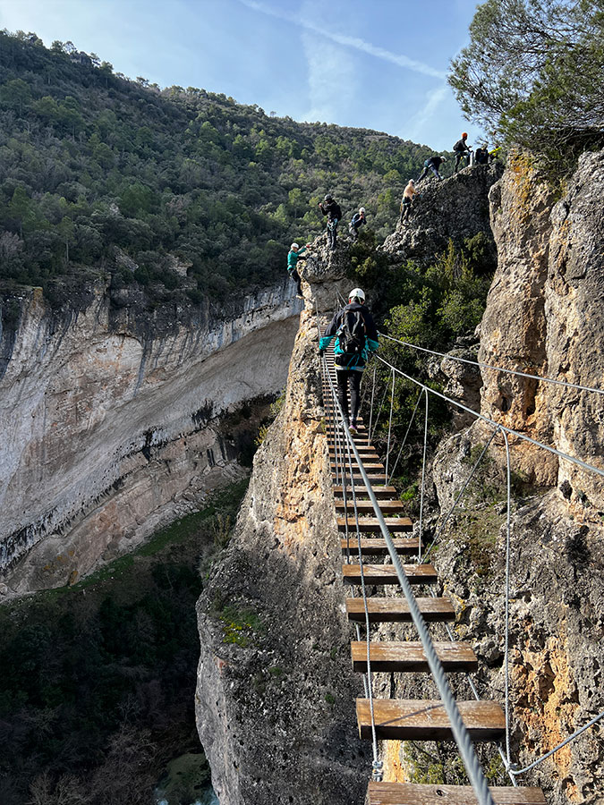 Vía Ferrata de Priego (Cuenca) Uña Aventura